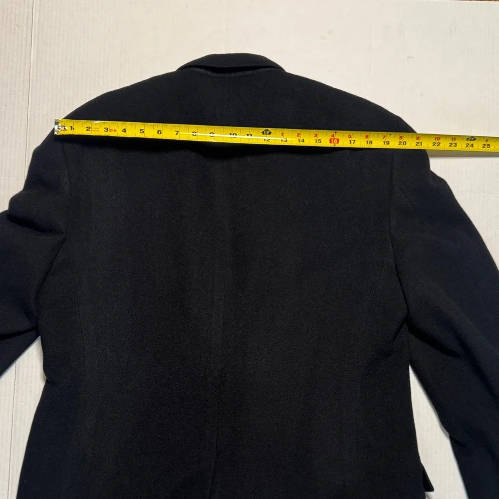 BROOKS BROTHERS Men's Vintage 100% Camel Hair Black Blazer Jacket Size‎ 44 Long
